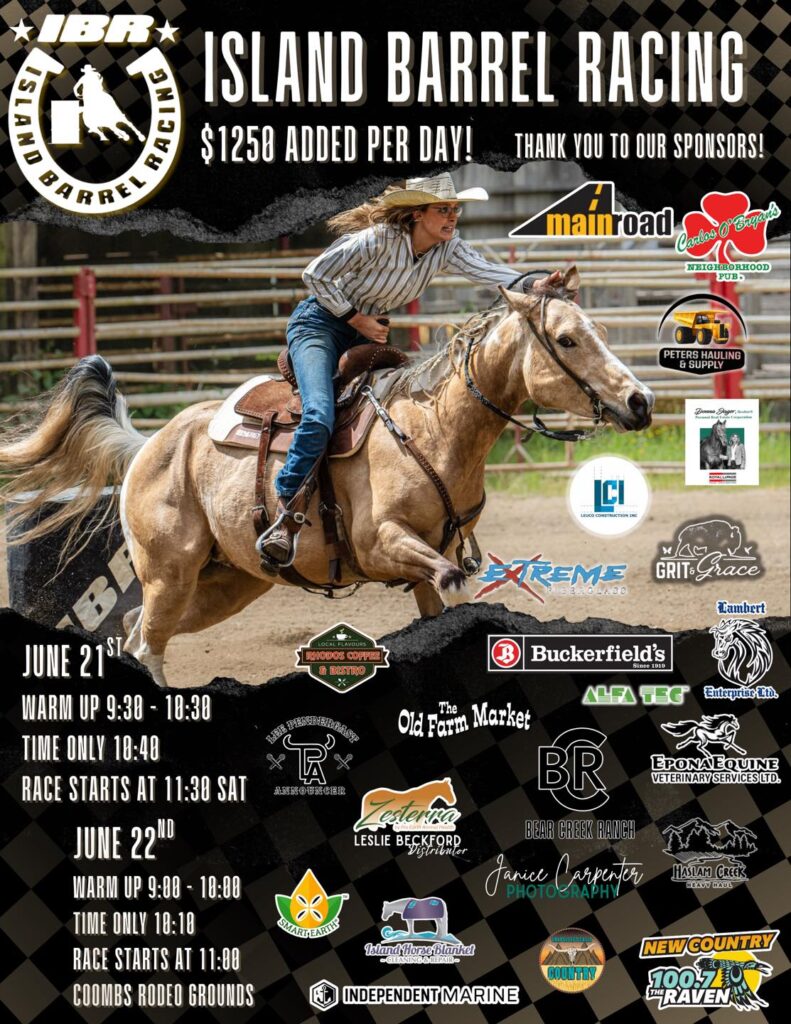 island barrel racing coombs bc