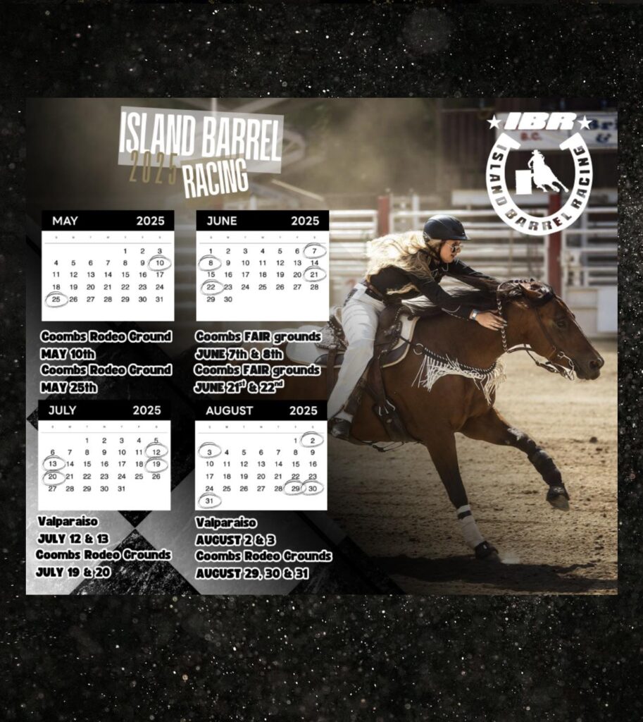 island barrel racing coombs july 2025